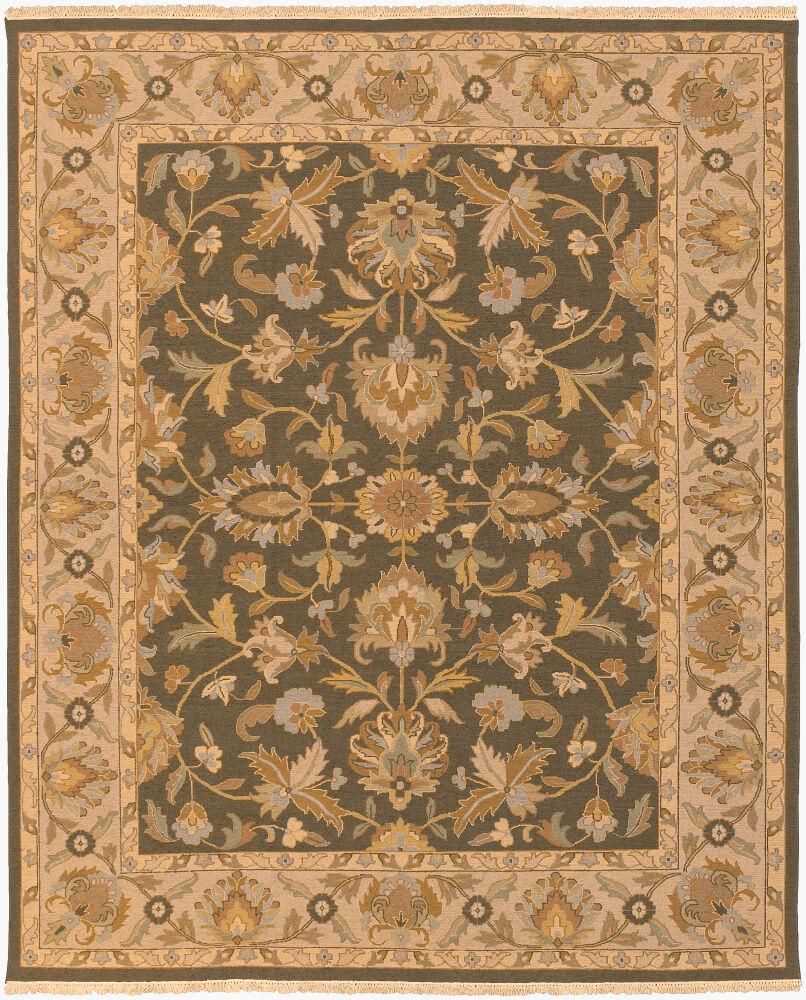 Surya Soumek SMK-74 Beige;Brown;Dark Brown;Medium Brown;Mustard;Olive;Slate;Tan 2'6" x 10' Rug