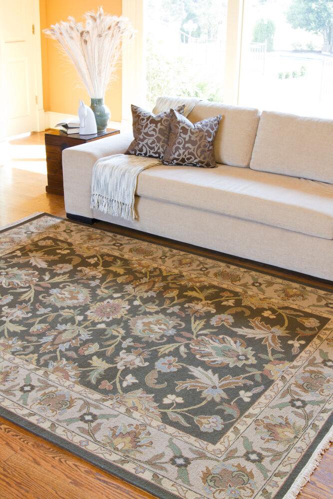 Surya Soumek SMK-74 Beige;Brown;Dark Brown;Medium Brown;Mustard;Olive;Slate;Tan 2'6" x 10' Rug