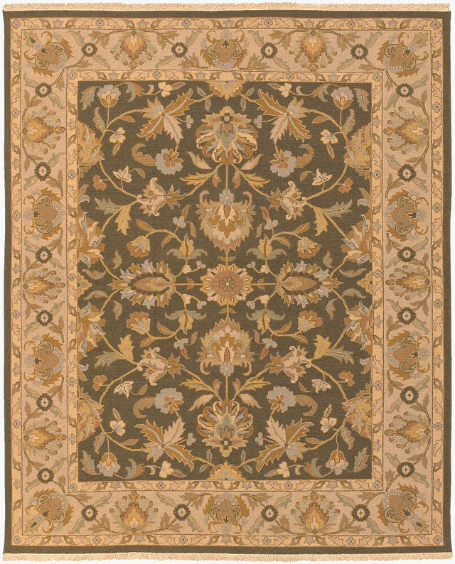 Surya Soumek SMK-74 Beige;Brown;Dark Brown;Medium Brown;Mustard;Olive;Slate;Tan 8' x 10' Rug