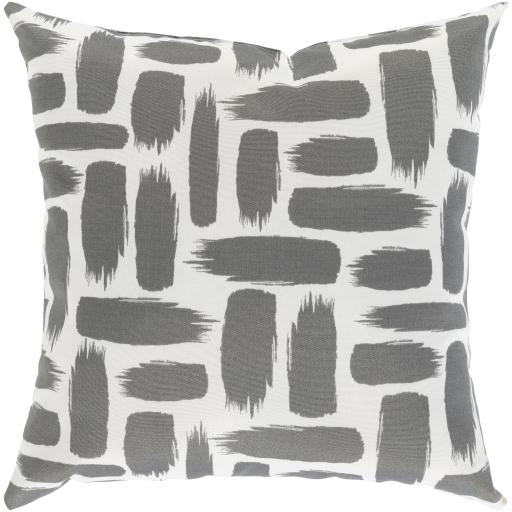 Surya Stroke SRK-002 20"H x 20"W Pillow Cover