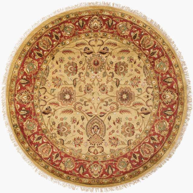 Surya Taj Mahal TJ-1132 Brown;Dark Brown;Light Beige;Medium Brown;Olive;Rust;Tan 8' x 8' Rug