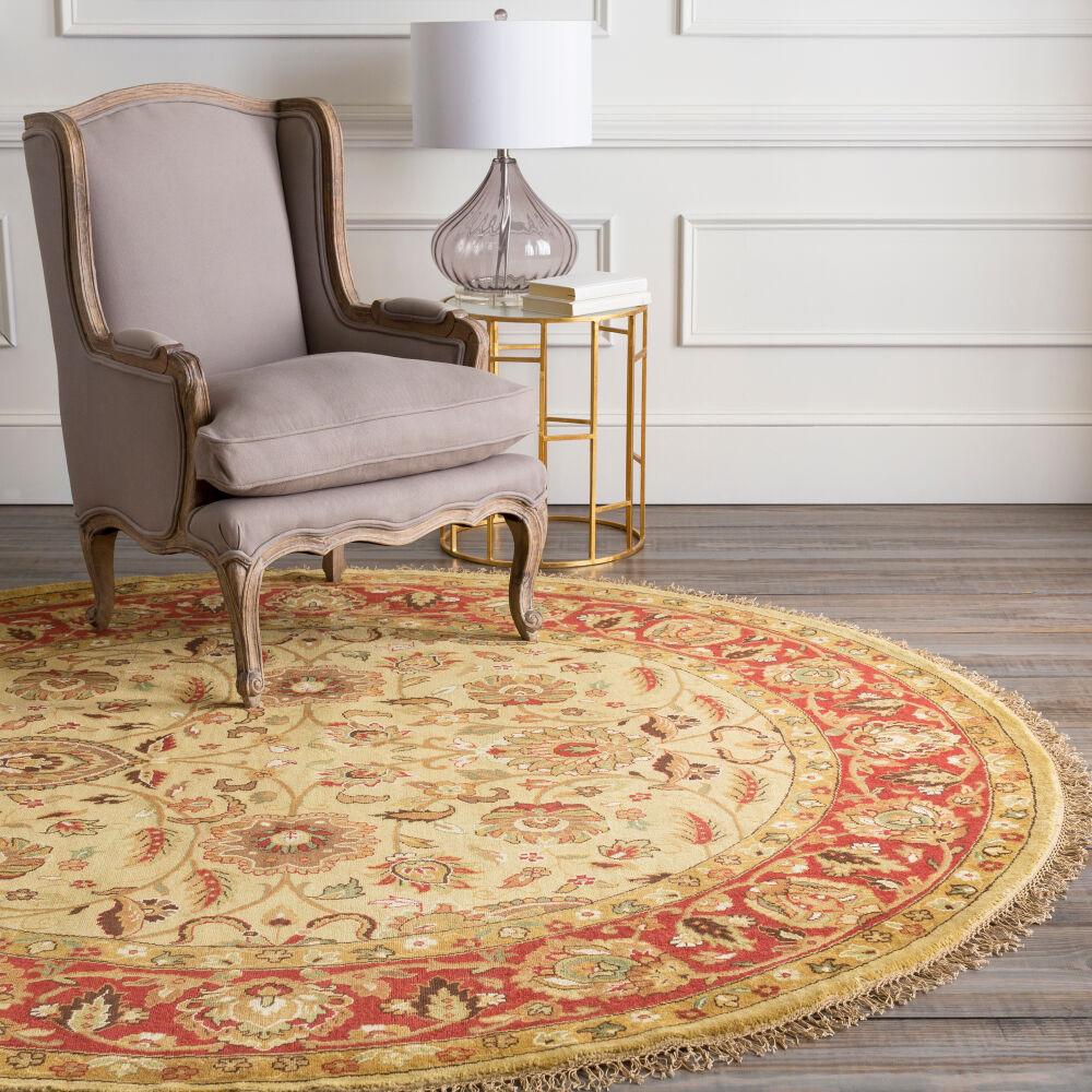 Surya Taj Mahal TJ-1132 Brown;Dark Brown;Light Beige;Medium Brown;Olive;Rust;Tan 8' x 8' Rug