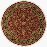 Surya Taj Mahal TJ-1143 Black;Brown;Burgandy;Dark Brown;Light Brown;Medium Brown;Olive 8' x 8' Rug