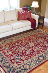 Surya Taj Mahal TJ-1143 Black;Brown;Burgandy;Dark Brown;Light Brown;Medium Brown;Olive 8' x 8' Rug