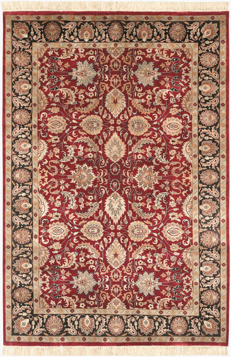 Surya Taj Mahal TJ-6575 Black;Brown;Dark Brown;Light Brown;Mustard;Olive;Rust;Tan 8' x 8' Rug