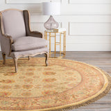 Surya Taj Mahal TJ-826 Amber;Brown;Burnt Orange;Dark Brown;Medium Brown;Mustard;Olive 3'6" x 5'6" Rug