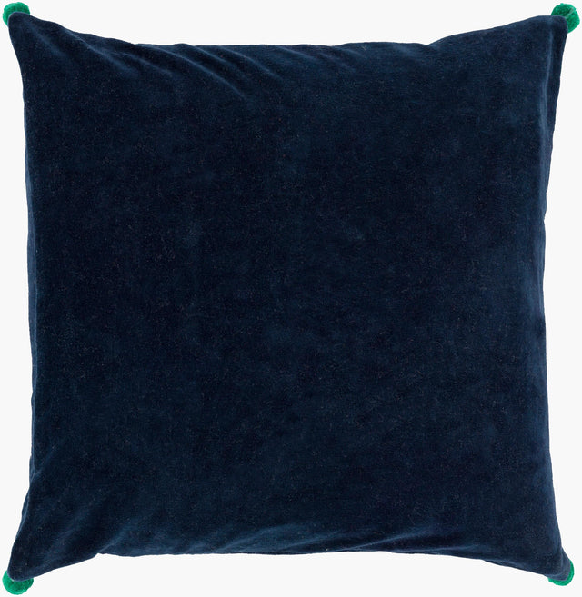 Surya Velvet Poms VP-004 20"H x 20"W Pillow Kit