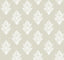 York Lotus Motif Cream & White Wallpaper