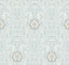York Wallcoverings Gatsby Damask Blue Wallpaper