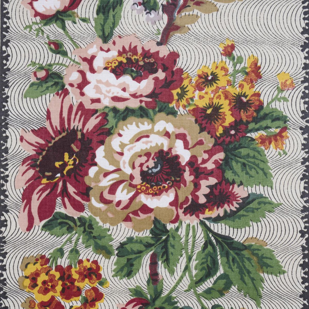 Schumacher Elizabeth Chintz Rose Fabric