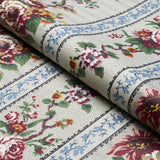 Schumacher Elizabeth Chintz Rose Fabric