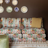 Schumacher Elizabeth Chintz Rose Fabric