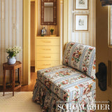 Schumacher Elizabeth Chintz Rose Fabric