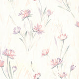 Brewster Home Fashions Gloria Peach Floral Wallpaper