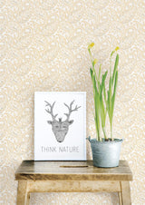 Brewster Home Fashions Brewster For Your Bath III 2704-22214 Honey Wallpaper