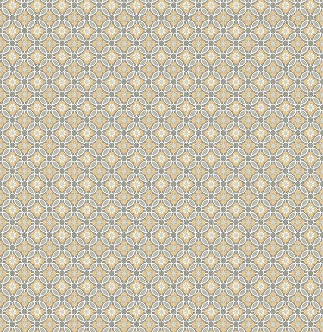 Brewster Home Fashions Brewster For Your Bath III 2704-22247 Mustard Wallpaper