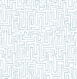 A-Street Prints Equinox Geometrics Blue Wallpaper