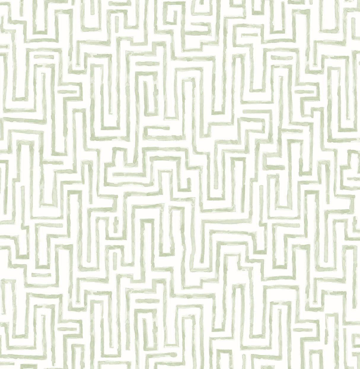 A-Street Prints Equinox Geometrics Sage Wallpaper