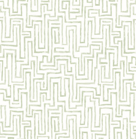 A-Street Prints Equinox Geometrics Sage Wallpaper