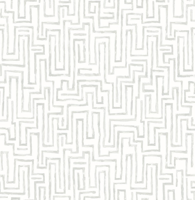 A-Street Prints Equinox Geometrics Grey Wallpaper