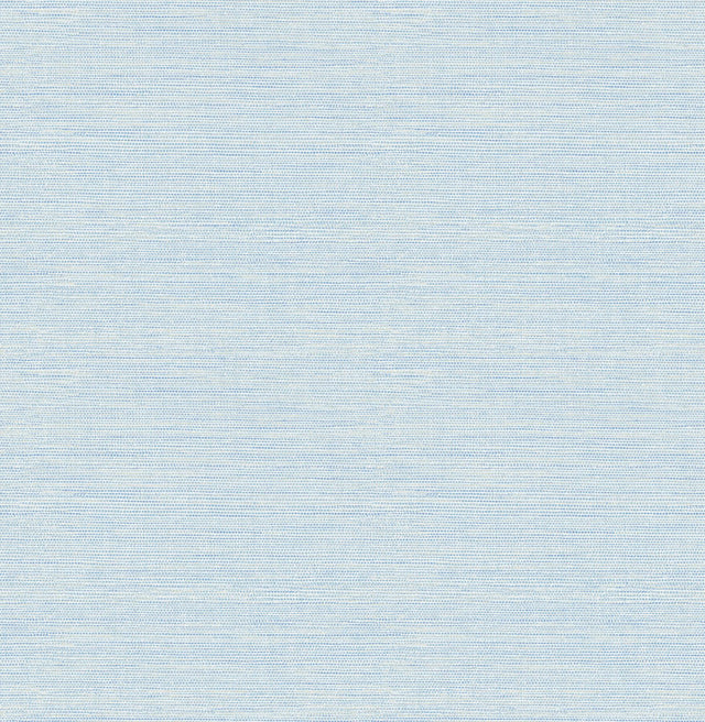 A-Street Prints Theory Faux Grasscloth Blue Wallpaper