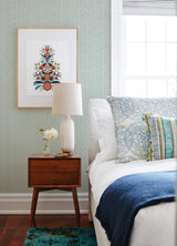 A-Street Prints Revival Abstract Turquoise Wallpaper