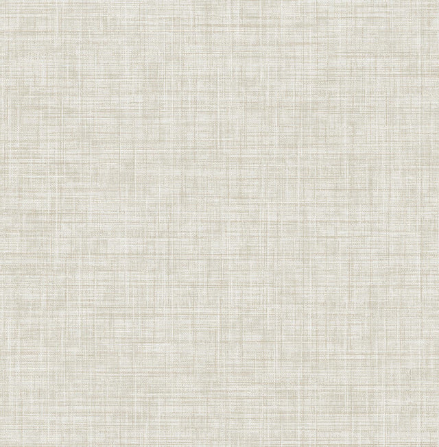 A-Street Prints Annelie Fabric Textures Taupe Wallpaper