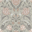 A-Street Prints Annelie Flowers Beige Pink Wallpaper