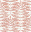 A-Street Prints Annelie Leaves Coral Wallpaper