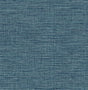A-Street Prints Seychelles Faux Grasscloth Denim Wallpaper