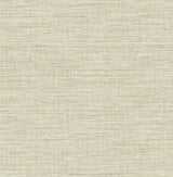 A-Street Prints Seychelles Faux Grasscloth Light Yellow Wallpaper