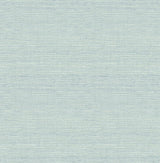 A-Street Prints Aura Faux Grasscloth Aqua Wallpaper