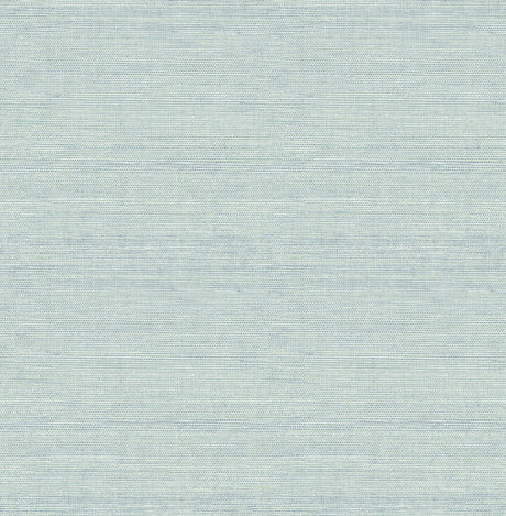A-Street Prints Aura Faux Grasscloth Aqua Wallpaper