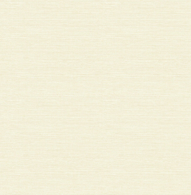 A-Street Prints Ingrid Faux Grasscloth Butter Wallpaper