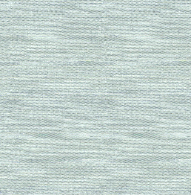A-Street Prints Ingrid Faux Grasscloth Aqua Wallpaper