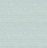 A-Street Prints Botanica Faux Grasscloth Aqua Wallpaper