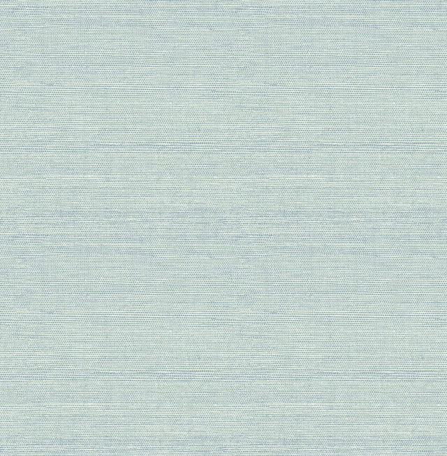 A-Street Prints Botanica Faux Grasscloth Aqua Wallpaper