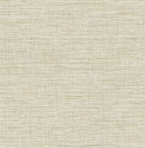 A-Street Prints Botanica Faux Grasscloth Light Yellow Wallpaper