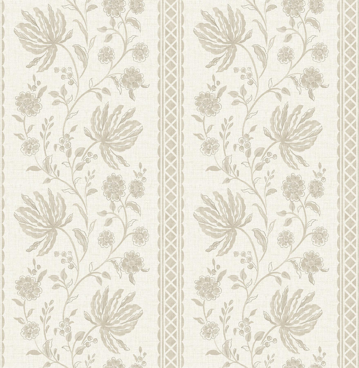 A-Street Prints Erin Gates Edgemoor Taupe Wallpaper