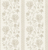 A-Street Prints Erin Gates Edgemoor Taupe Wallpaper