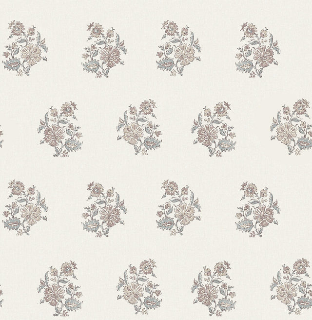 A-Street Prints Erin Gates Overbrook Plum Wallpaper