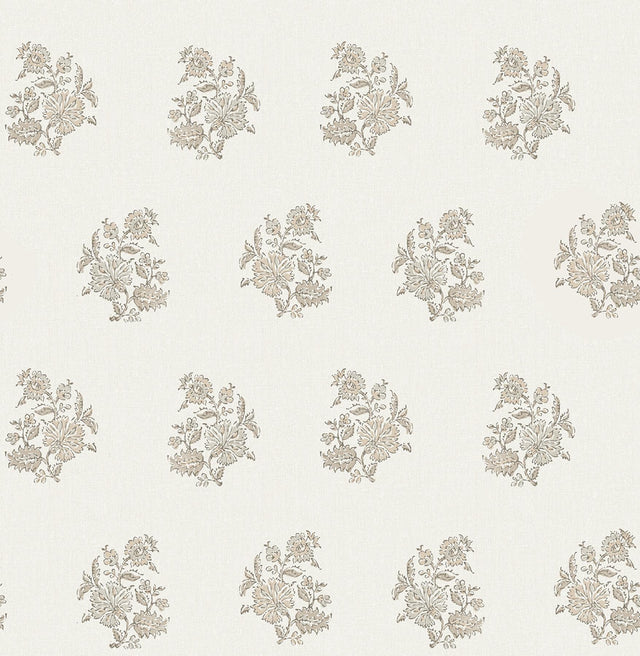 A-Street Prints Erin Gates Overbrook Taupe Wallpaper