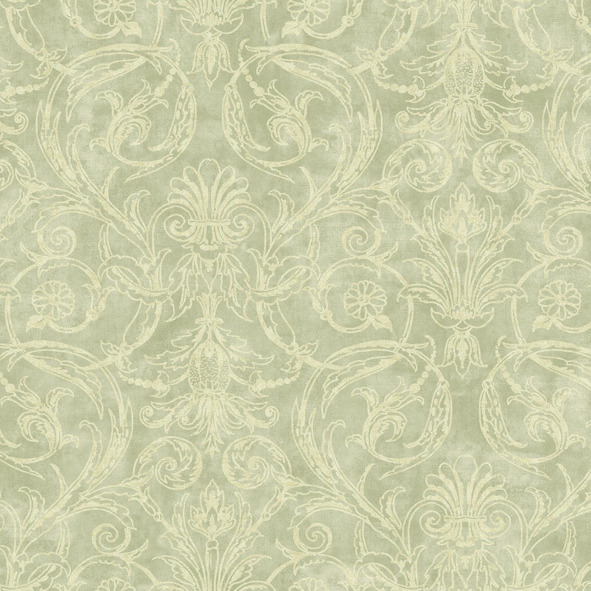 Brewster Home Fashions Fairwinds Studio Piazza 290-50104 Green Wallpaper