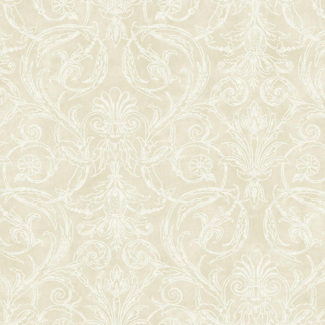 Brewster Home Fashions Fairwinds Studio Piazza 290-50107 Beige Wallpaper