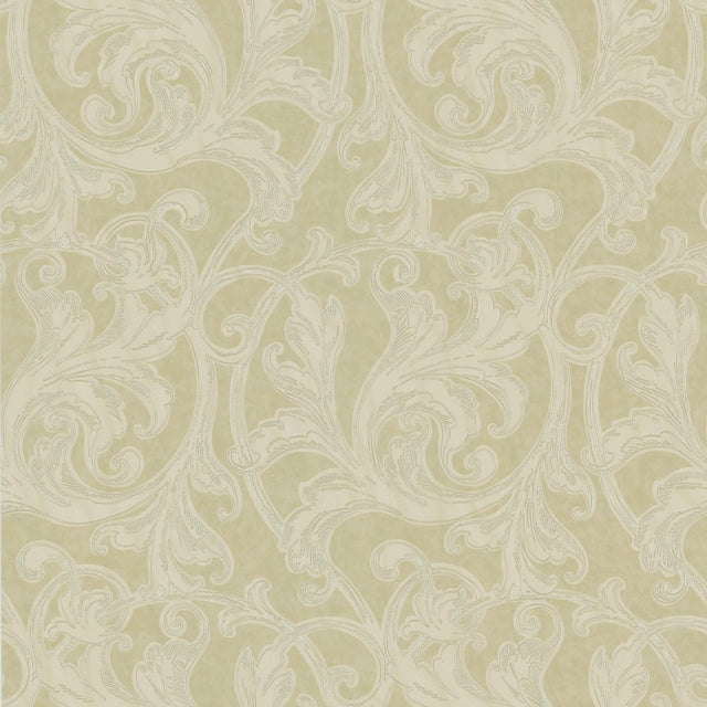 Brewster Home Fashions Fairwinds Studio Piazza 290-50405 Yellow Wallpaper