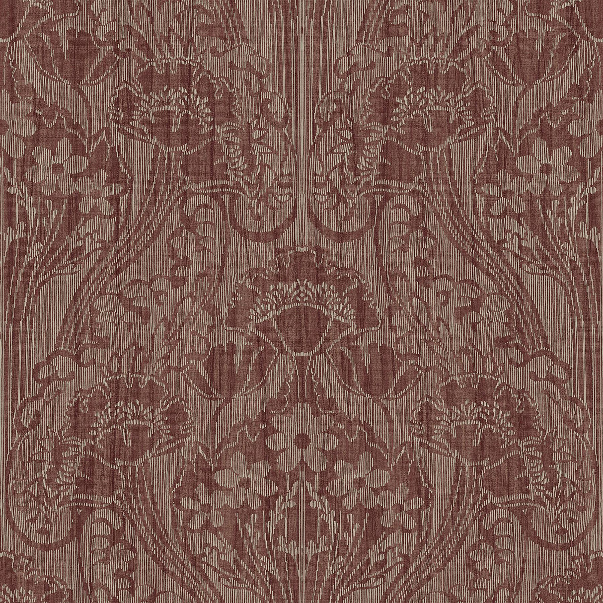 Brewster Home Fashions Fairwinds Studio Piazza 290-50701 Red Wallpaper