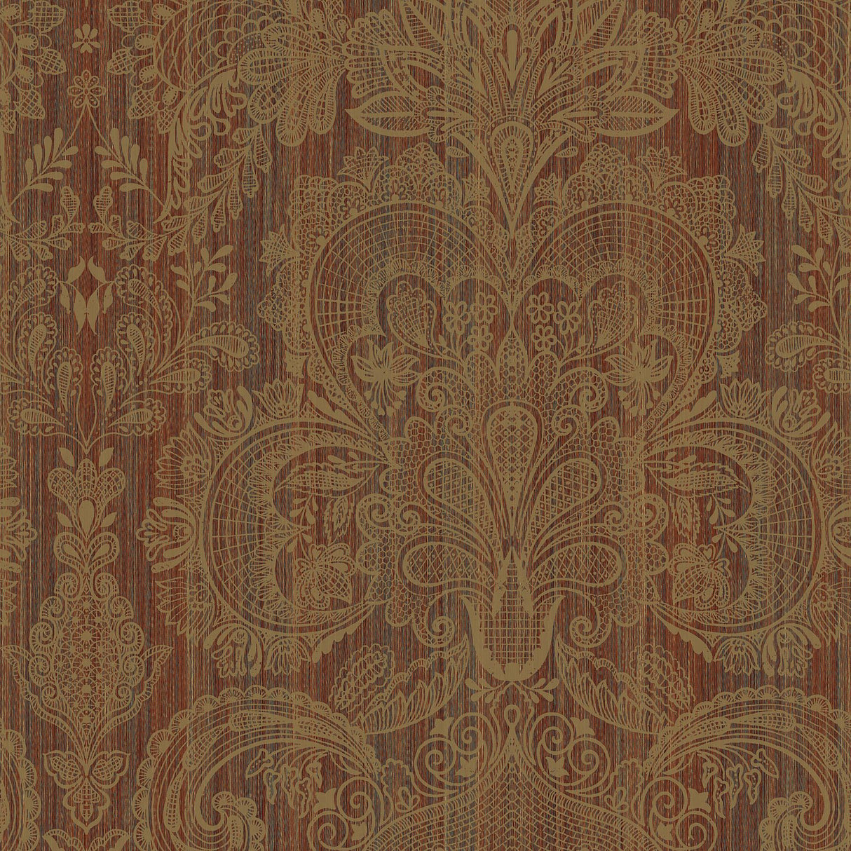 Brewster Home Fashions Fairwinds Studio Piazza 290-50801 Red Wallpaper