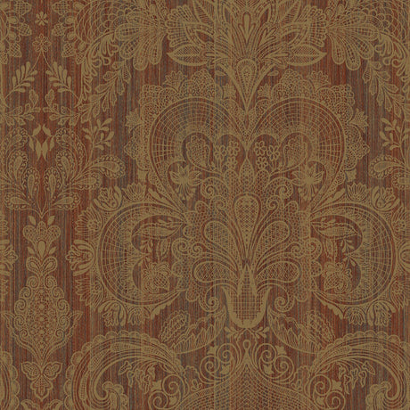 Brewster Home Fashions Fairwinds Studio Piazza 290-50801 Red Wallpaper