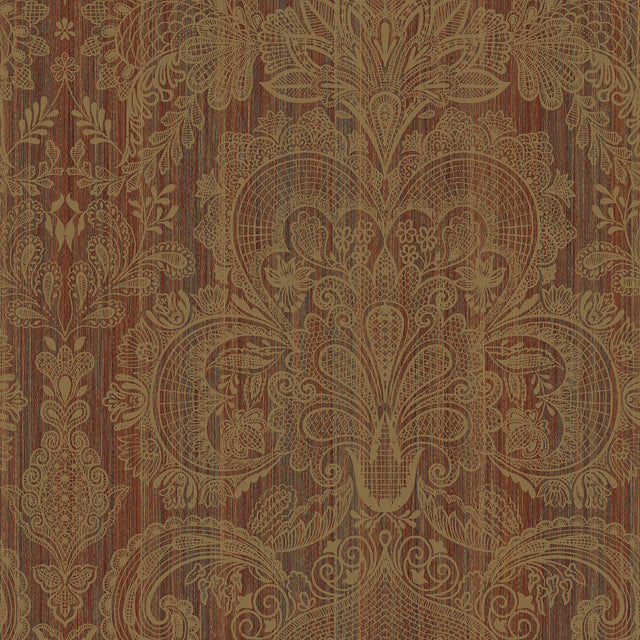 Brewster Home Fashions Fairwinds Studio Piazza 290-50801 Red Wallpaper