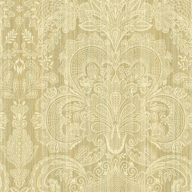 Brewster Home Fashions Fairwinds Studio Piazza 290-50805 Yellow Wallpaper